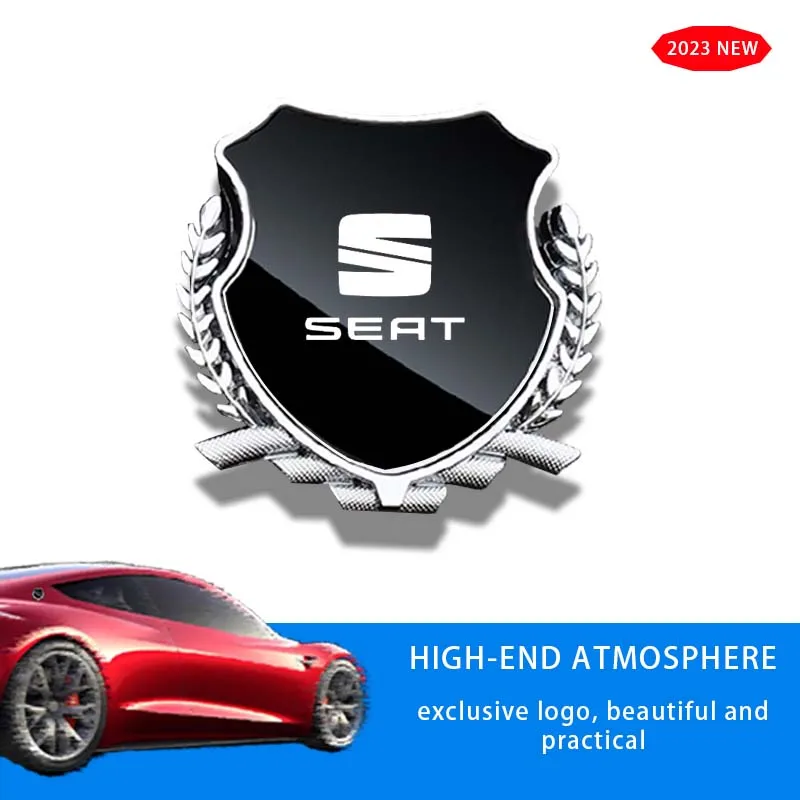 

New Car Side Modification Metal Sticker Emblem DIY Logo For Seat Fr Leon Mk3 Mk2 5F Ibiza Altea 6J Accessories 2023 2014 2018