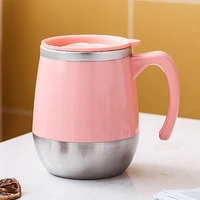 high quality water cup heat resistant silicone ring portable non slip coffee mug cup water mug water mug 500ml