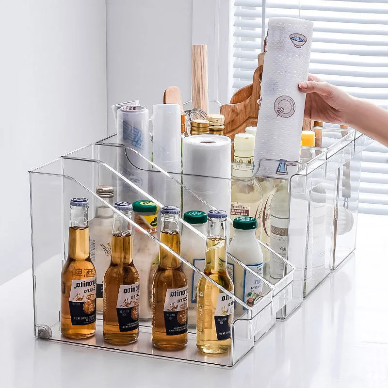

Кухонный шкаф, приправа, посуда, посуда, прозрачная коробка для хранения с шкивом, бытовая коробка для хранения косметических масок