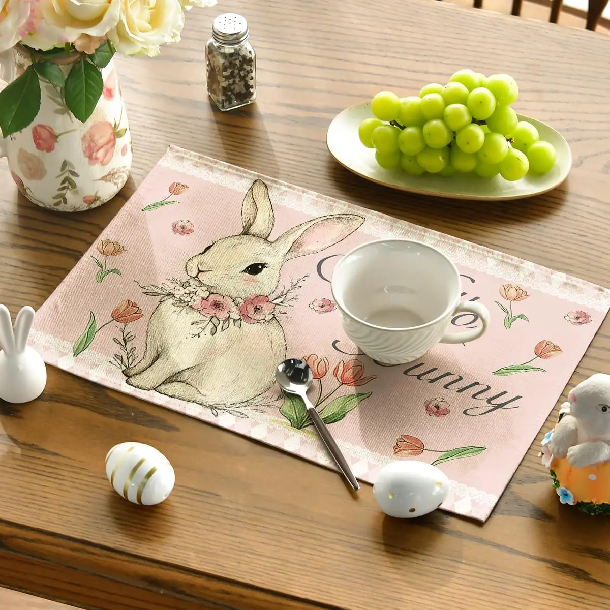 Настольные салфетки ILVISEST красочные полиэстер набор из 4 штук