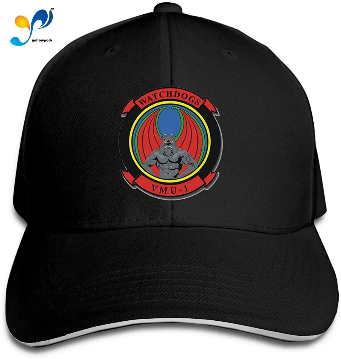 

1st Marine Division Marine Unmanned Aerial Vehicle Squadron 1 of MACG 38 Men Cotton Classic Baseball Cap Adjustable Size