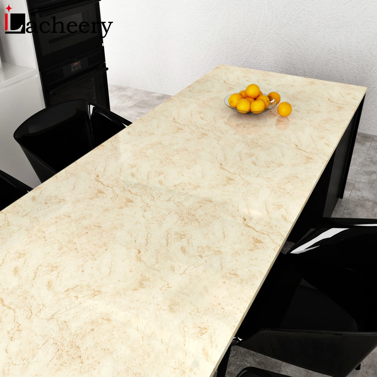 

Modern Decorative Film PVC Self-Adhesive Marble Wallpapers Oil-proof Waterproof Kitchen Cabinets Wall Stickers Home Decor Decals