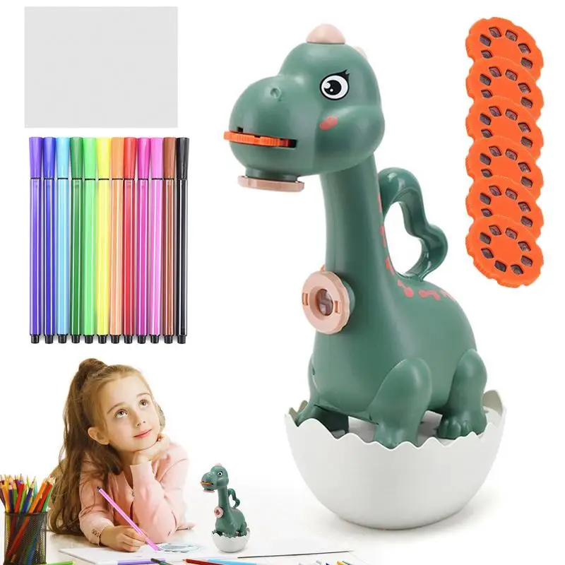 

Проектор для рисования для детей, проектор слайдов, мультяшный динозавр, свет для начала работы с рисунком для детей, рождественский подаро...