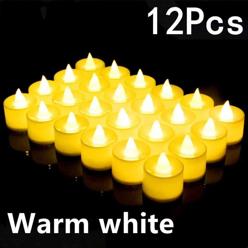 

Светодиодные чайные свечи 12 штук