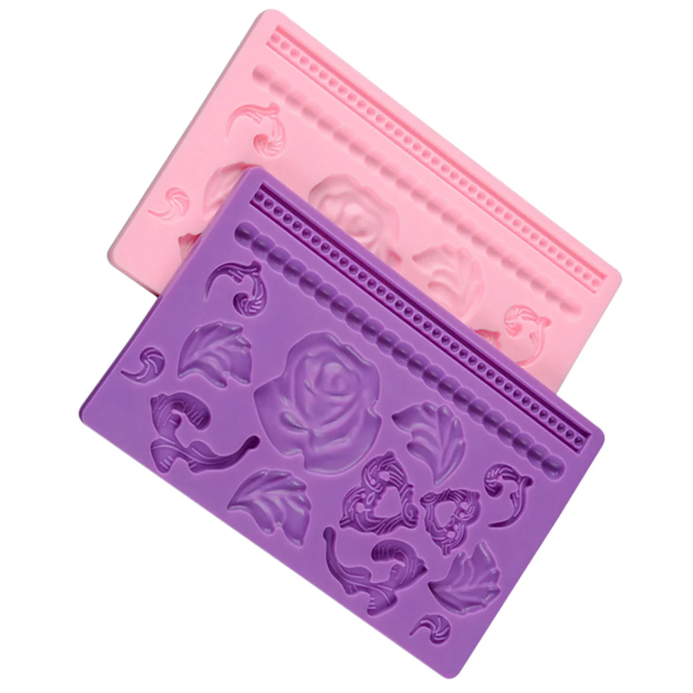 

1pc Silicone Flower Lace Cake Mold DIY Decorating Bakeware Baking Tool for Mousse Pudding Jelly Cake