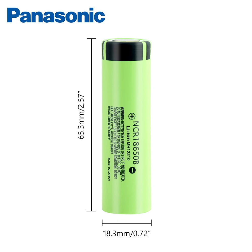 

Original NCR18650B 3.7v 3400mah 18650 Rechargeable Battery High Current Lithium Battery For Flashlight Batteries