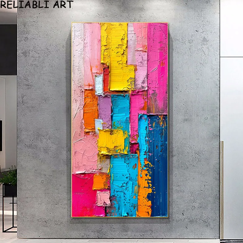 Цветной абстрактный постер и принты