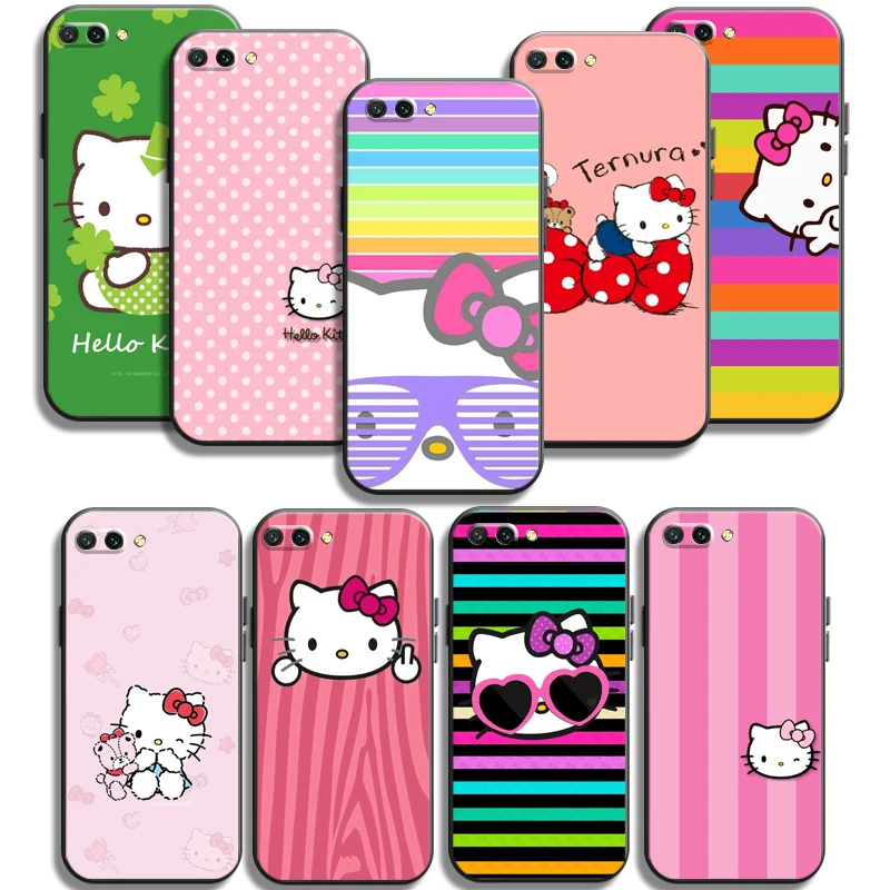 

Cute Hello Kitty Phone Cases For Huawei Honor P30 P30 Pro P30 Lite Honor 8X 9 9X 9 Lite 10i 10 Lite 10X Lite Soft TPU Funda