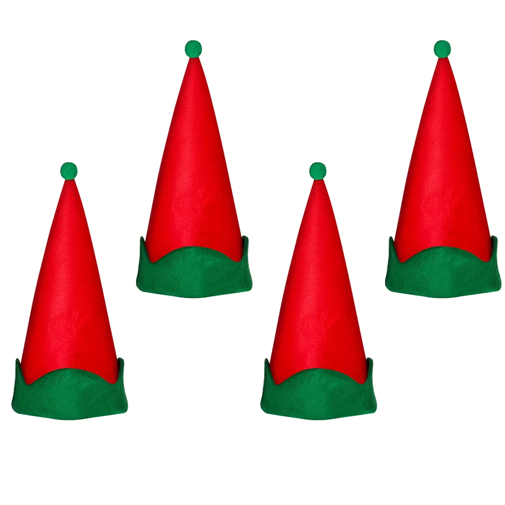 

Elf Christmas Hat Hatsparty Costumefelt Adults Headdress Santa Holiday Favors Gnome Buddy Kids Green The Crazy Gift Candy Women