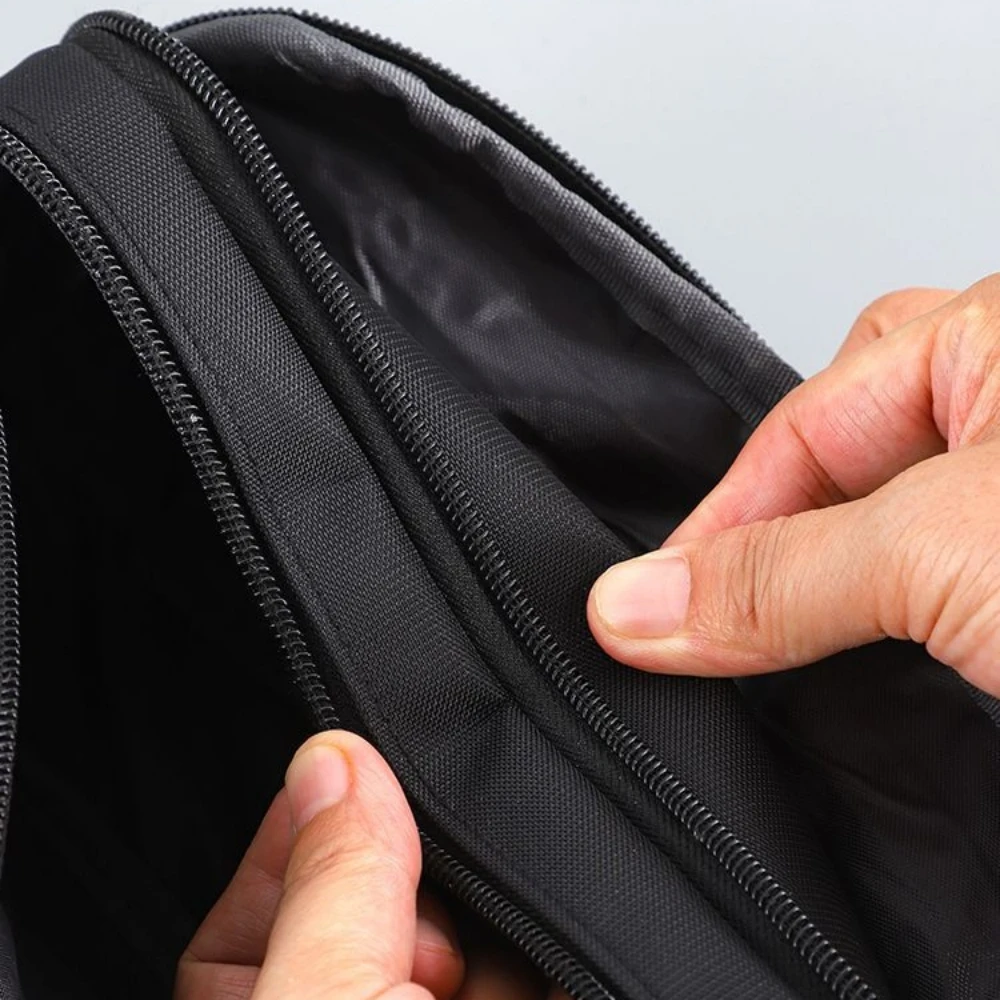 Портативная трехслойная вместительная сумка для карандашей холщовая ручка