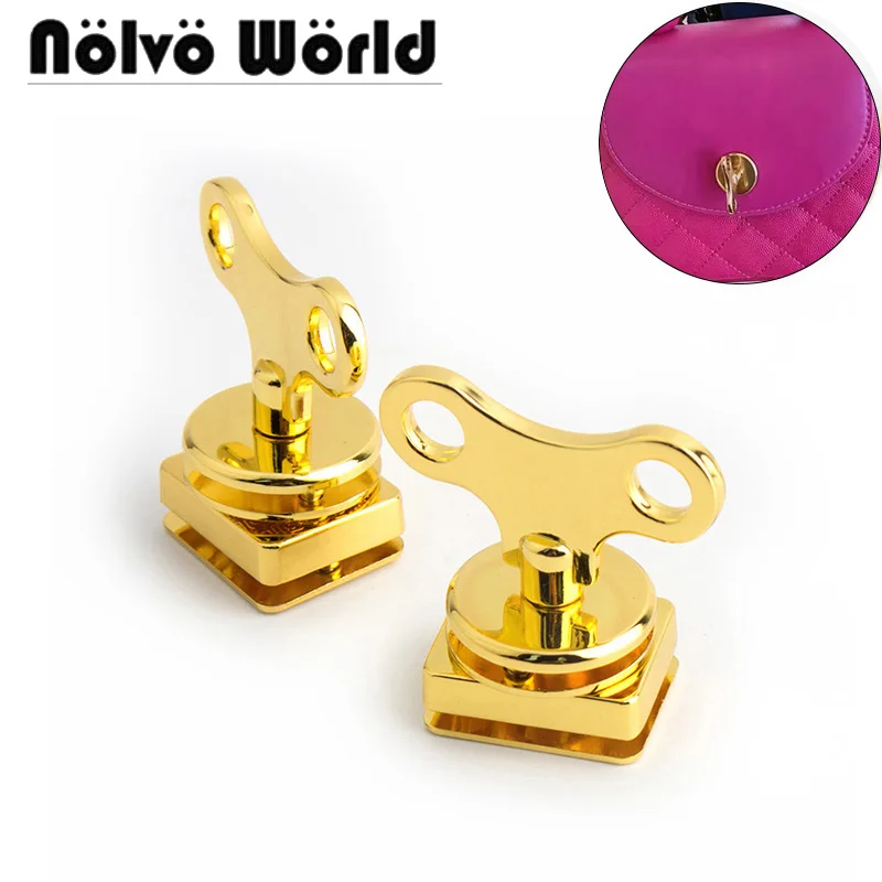 

5-10-30pieces 40x36mm Turn Lock Purse Making Accessories Metal Purse Twist Lock Craft Case Clasp