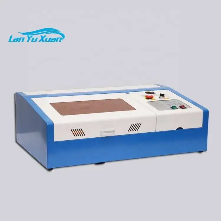 Мини-лазерная гравора Kleine Mini Co2 40 Вт лазерная резиновая штамп Гра) machine 3020