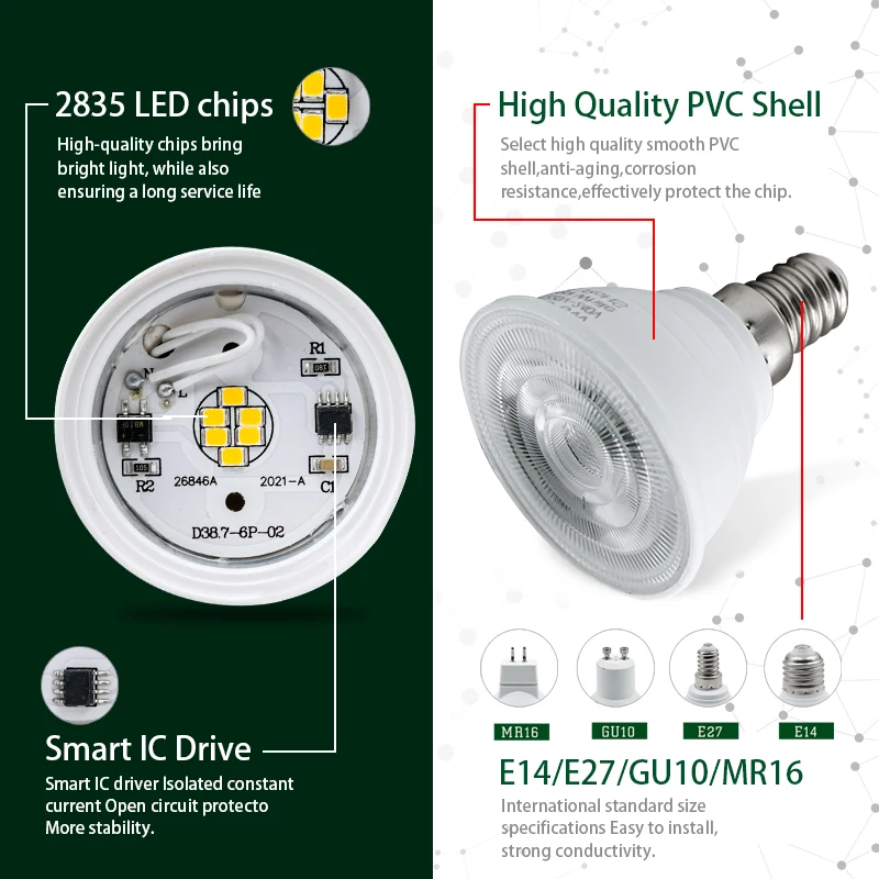 Дешево 10 шт./лот MR16 GU10 E27 E14 лампада Светодиодная лампа 6 Вт 220 В Bombillas Светодиодная лампа прожектор светодиодный прожектор 24/120 градусных холодов/тепл...