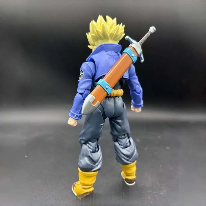 Фото Оригинальная подвижная фигурка Bandai SHFiguarts Dragon Ball Z Super Saiyan Trunks The Boy from the Future в оригинальной коробке №4