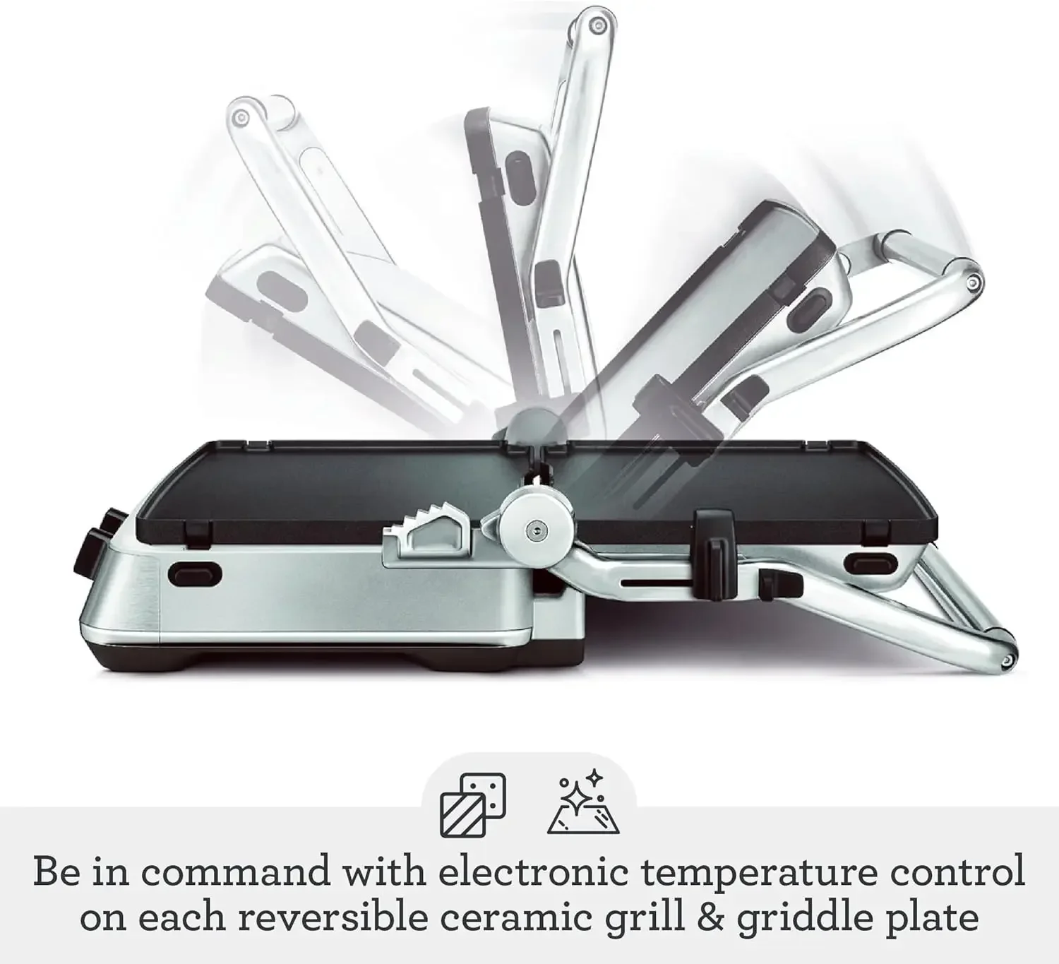 Гриль Breville Sear &amp Press BGR700BSS матовая нержавеющая сталь