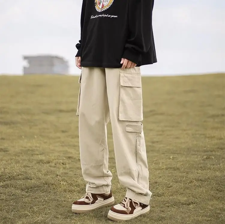 Autumn and winter new 2024 overalls boys daily wear with autumn straight leg slacks