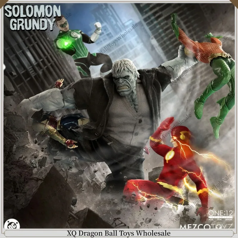 Фото [Предзаказ] Оригинальная коллекционная фигурка Mezco Ant One:12 DC Comics Solomon Grundy MEZ76372 в подарок №4
