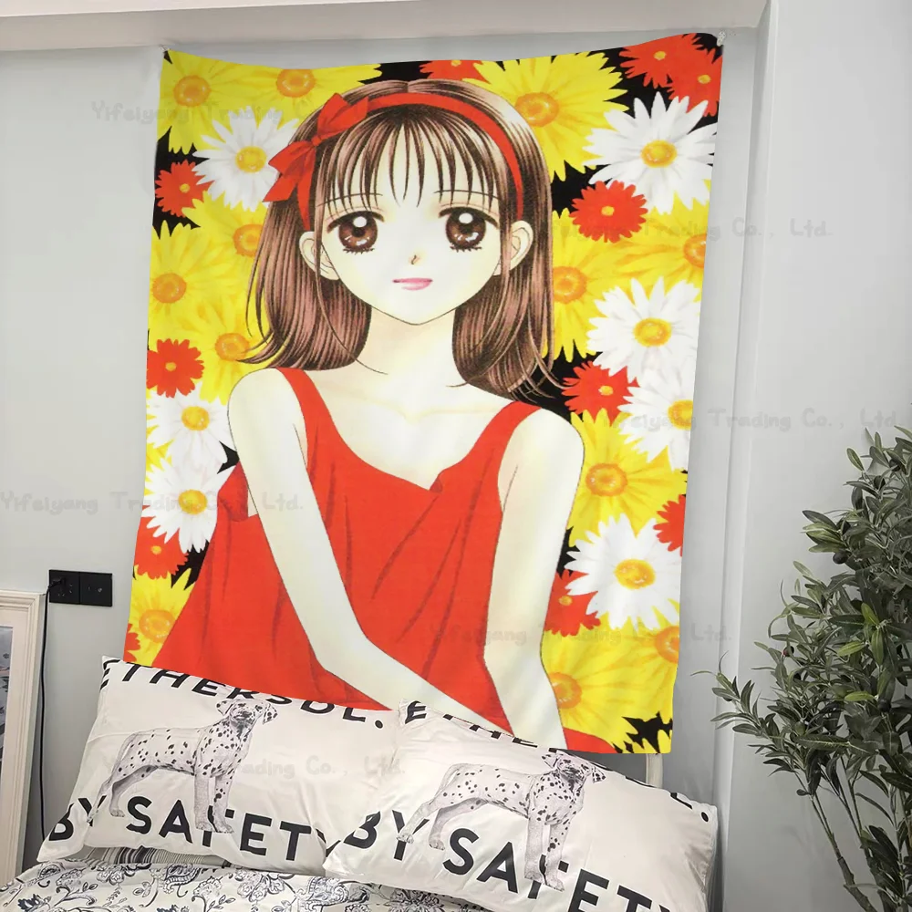 Marmalade Boy Cartoon Tapestry Home Decoration Hippie Bohemian Divination Decor