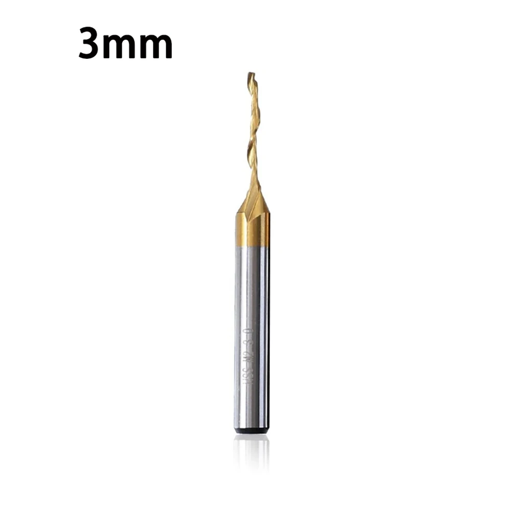 

For Extrusion Spiral End Mill Reliable Copper For Cutting Aluminum High Speed Steel Replacement 3/4/5/6/8/10/12mm