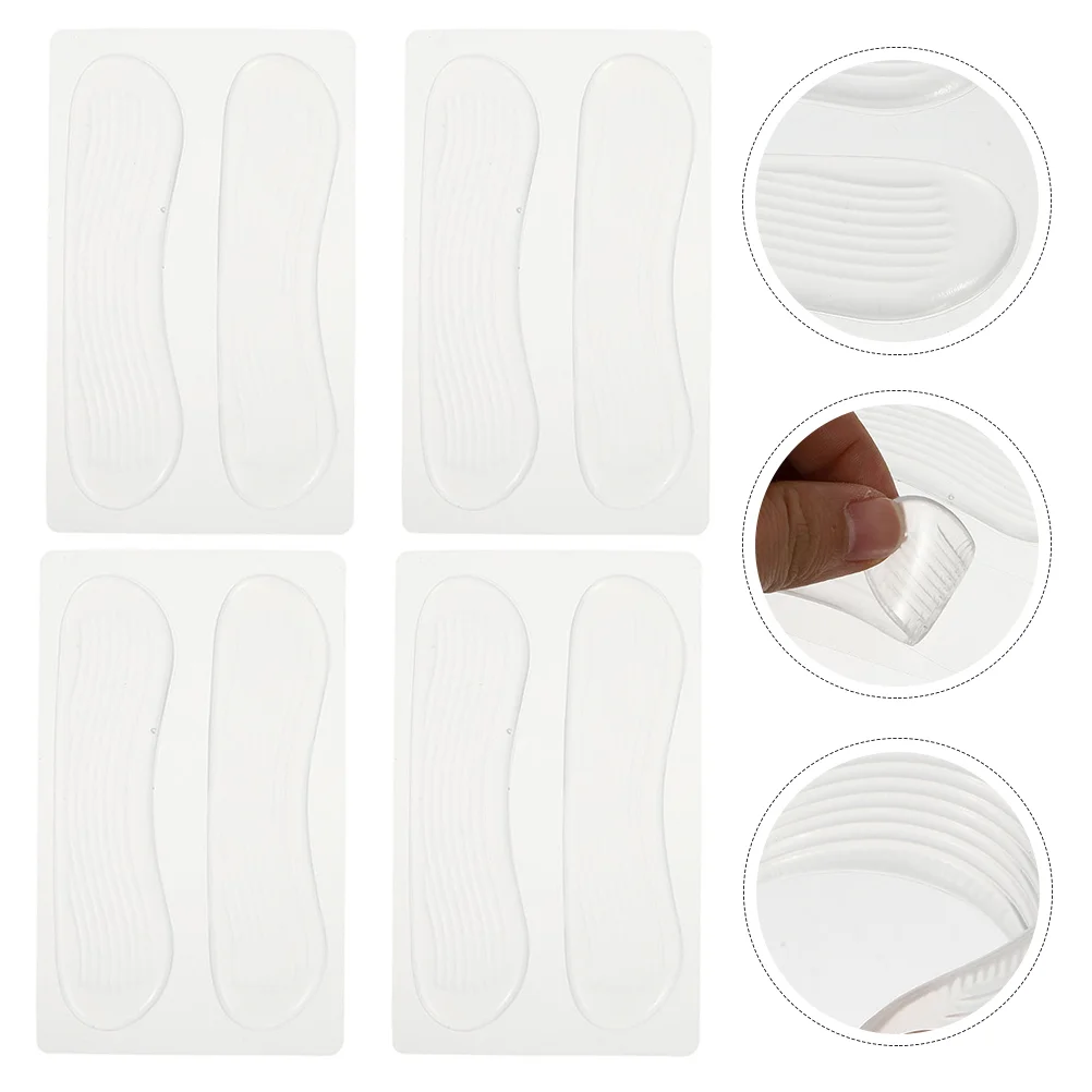 

4 Pairs of Protective Heel Liners Portable Heel Cushions Anti-wear Heel Pads Heel Accessory
