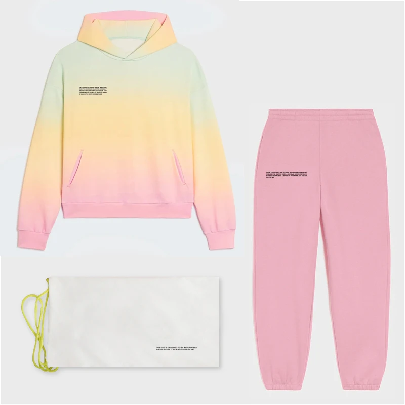 

Women Tracksuits Two Piece Sets Horizon Hoodies Hooded Sweatshirts Track Pants Joggers Sweatpants French Terry Sweatsuits