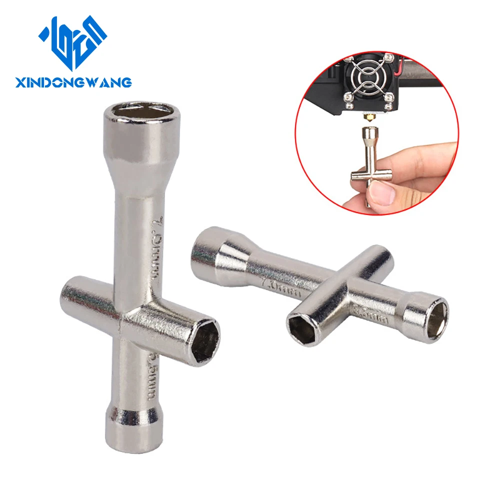 E3D V6 сопло мини-гаечный ключ M2 M2.5 M3 M4 винтовая гайка шестигранный крестовой втулка