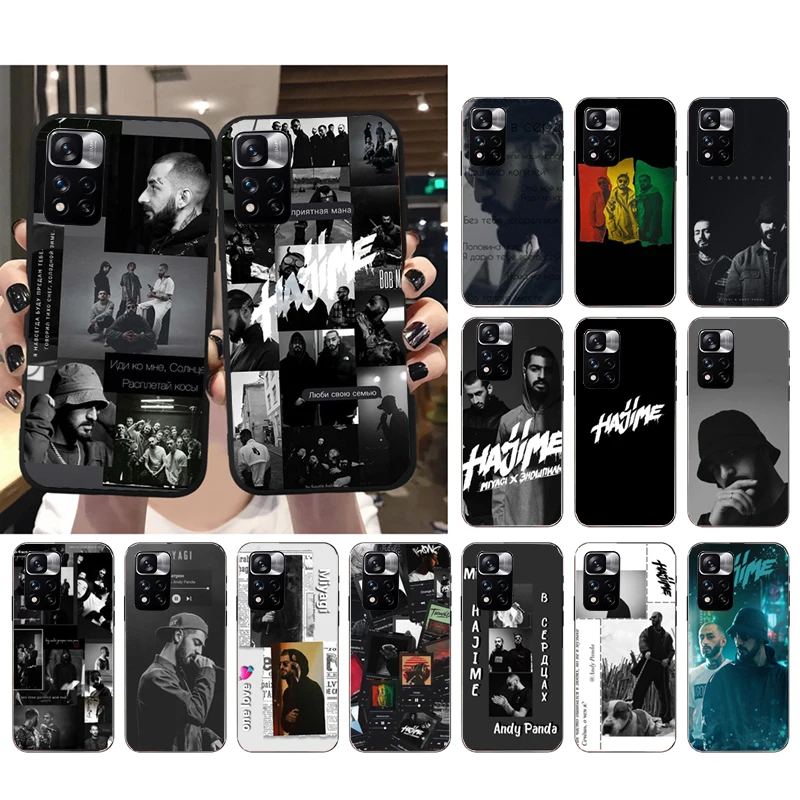 

Phone Case For Xiaomi Redmi Note 12Pro 11 11S 11T Pro 10 9Pro Note10S Redmi 10 9 10C 9C Miyagi Andy Panda Hajime Music Case