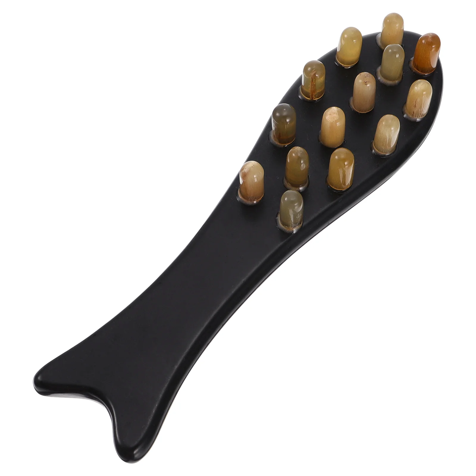 

Combhairscalp Head Brush Horn Tool Guasha Scraping Oxtrigger Point Fine Cellulite Sha Gua Wide Jade Beard Scraper Combs Pocket
