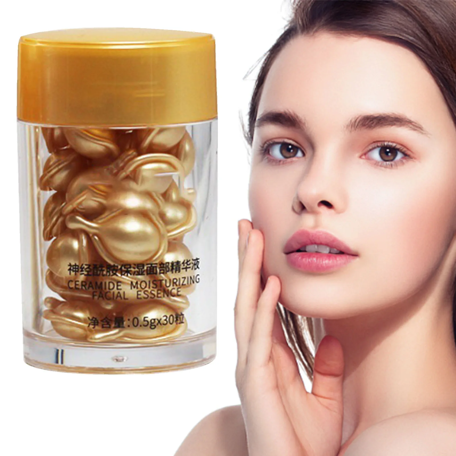

Ceramide Facial Essence Facial Non-Greasy Facial Ceramide Formula For Tightening Skin Soothe Skin Redness Facial Essence For