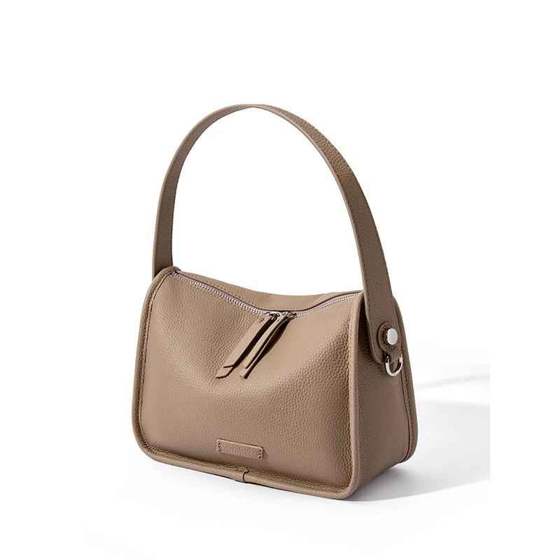 

Soft Cowhide Wide Shoulder Strap Crossbody Bag for Women New 2023 Large Capacity Pillow Shoulder Bag Lady Fashion Handbag Tote