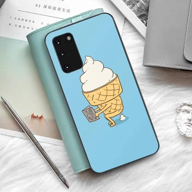 Funny Cartoon Food Phone Case for Samsung S20 lite S21 S10 S9 plus for Redmi Note8 9pro for Huawei Y6 cover