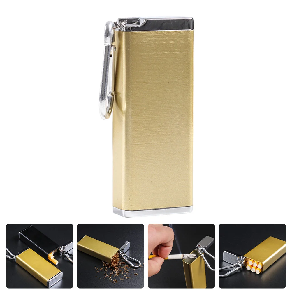 

Box Multifunctional Cigarette Case Storage Case Portable Smoking Cigarette Box Convenient Cigarette Holder for Travel Home Gift