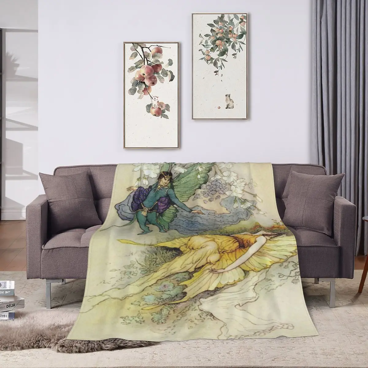 Ультрамягкое Флисовое одеяло Midsummer Night S Dream - Warwick Goble An