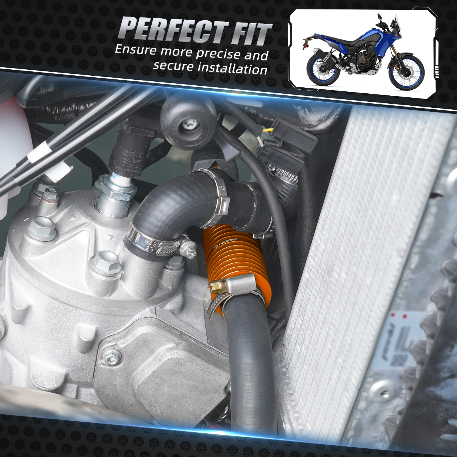 Для KTM 2024 300 250 EXC XCW 300EXC 300XCW линейный Водяной радиатор для 250SX 300SX 250XC 300XC SX XC 2023-2024