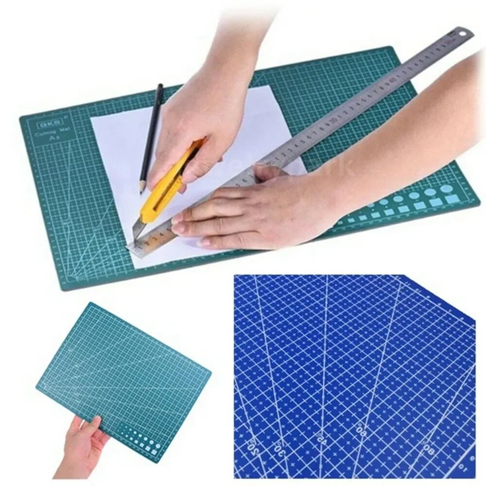

PVC Double-sided Grid Lines Cutting Board Mat Self-healing Cutting mat Pad DIY cricut accessories maker boards base for paper