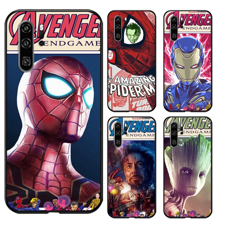 

Avengers Marvely Phone Cases For Huawei Honor P20 P20 Lite P20 Pro P30 Lite Huawei Honor P30 P30 Pro Carcasa Soft TPU