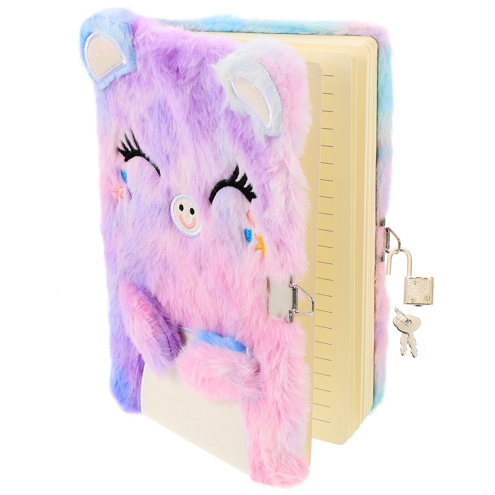 

Plush Diary Cartoon Notebook Plush Cover Diary Girl Notebook Girl Notebook