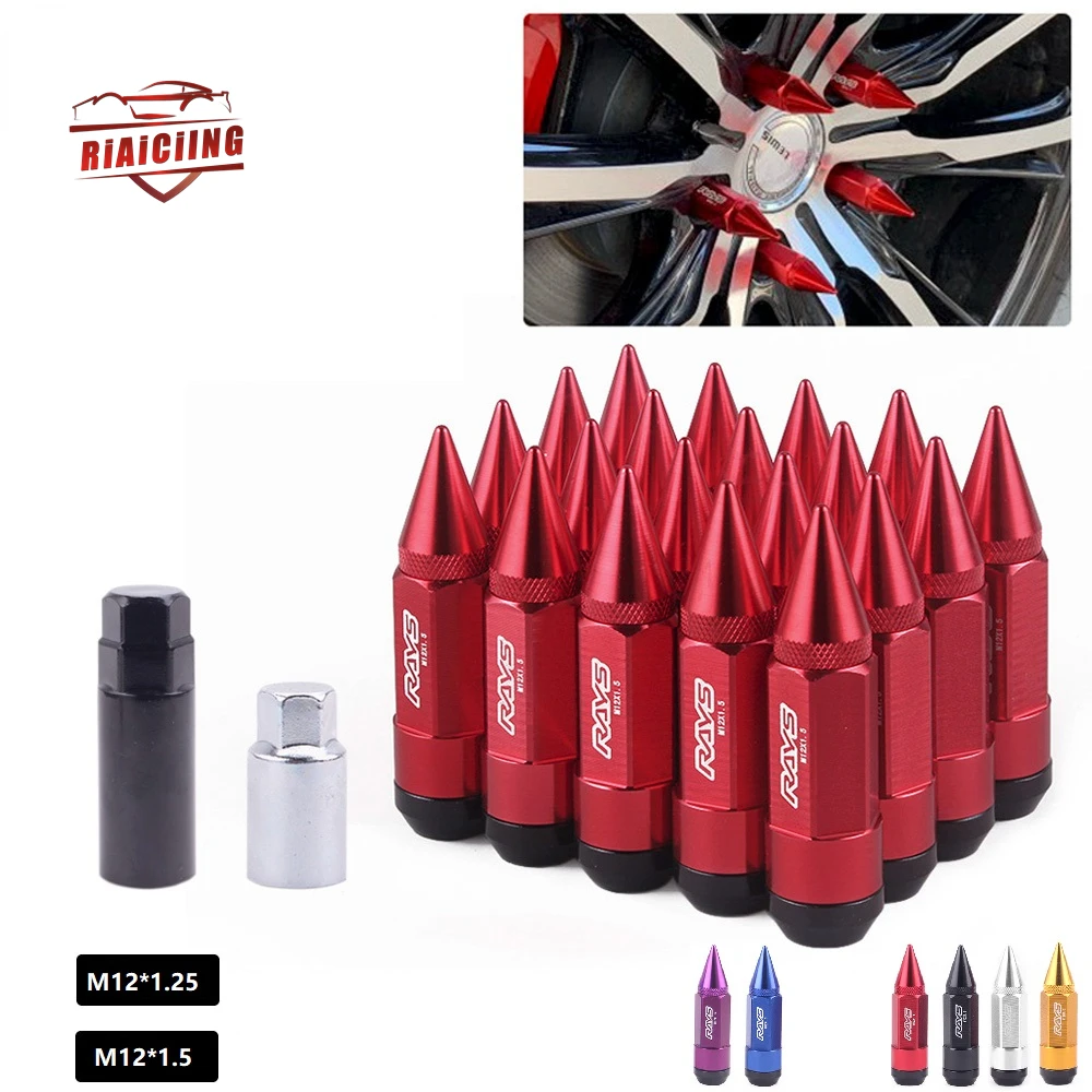 Недорогие гоночные композитные гайки противокражная стальная головка сплав