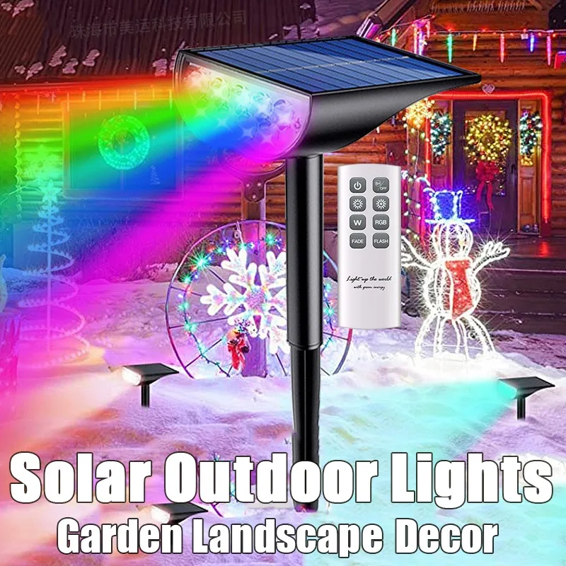 

LED Christmas Solar Lawn Lights European Style Garden Landscape Atmosphere Courtyard Lamps Spotlight Outdoors Plug-in Spotlights