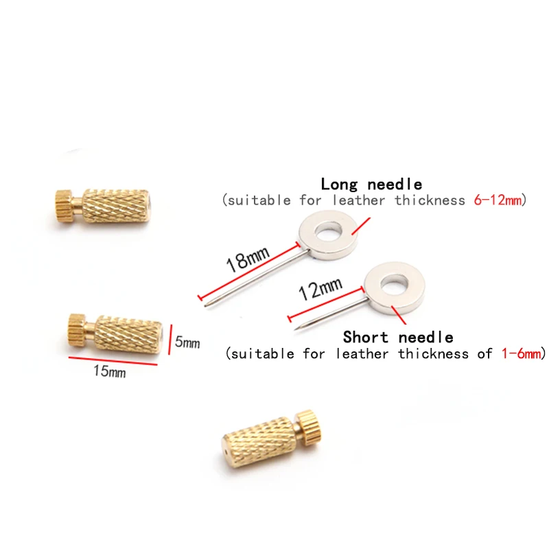 10 шт. иглы для позиционирования кожи Искусственные кожаные шпильки сделай сам