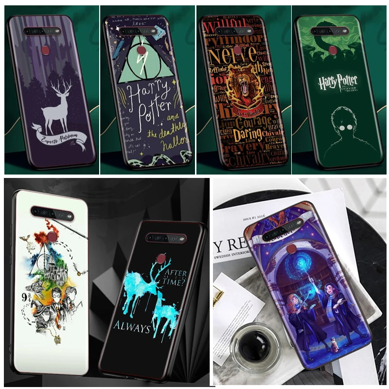 

Art Potters Elk Harries Logo Phone Case Black For LG Q60 V60 V50S V50 V40 V30 K92 K71 K61 K51S K41S K50S K22 G8 G8X G8S ThinQ