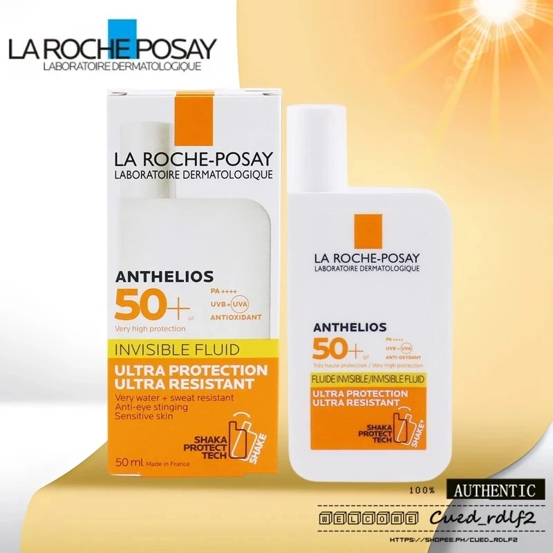 

Оригинальный дневной солнцезащитный крем для лица Anthelios XL анти-Сияющий Невидимый жидкий | Анти-совершенство ультра SPF50 Защита от солнца для тела