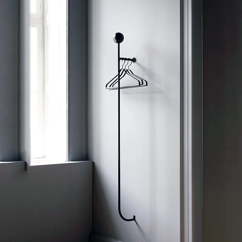 

Nordic Multifunctional Coat Rack Wall Hanging Creative Household Bedroom Hanger Iron Simple Corner