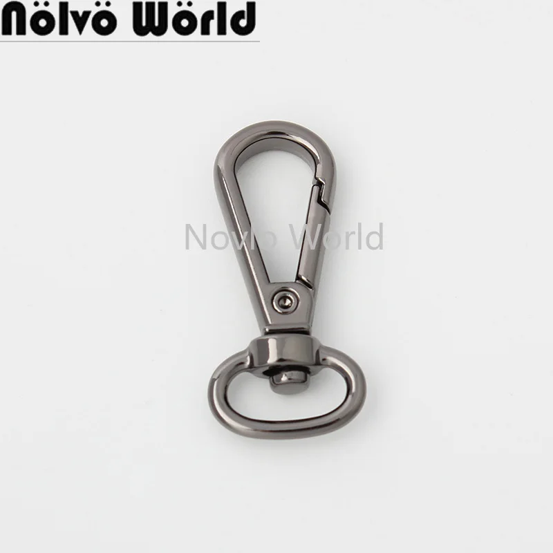 

10-50 pieces 4 colors 38*13mm metal gun black color bag hanger snap hook for woman bag clasp clip purse accessories