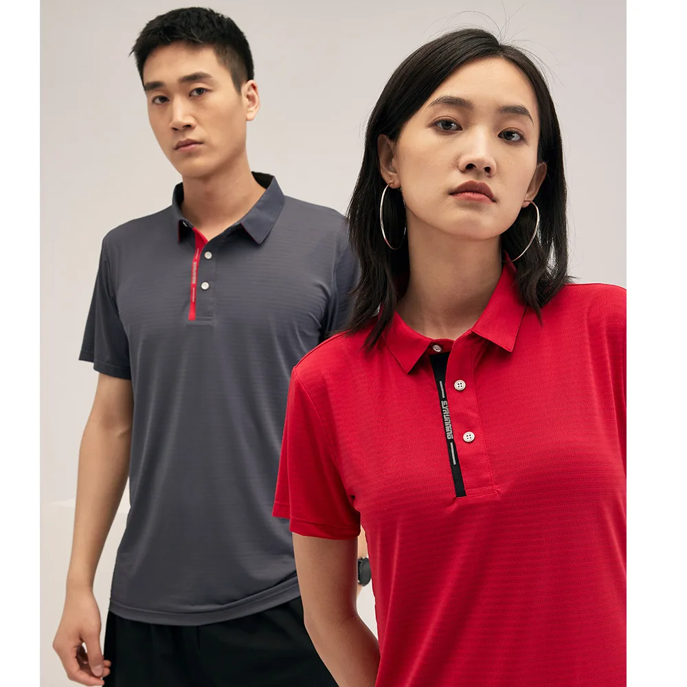 Высококачественная рубашка-поло для гольфа быстросохнущая Спортивная футболка