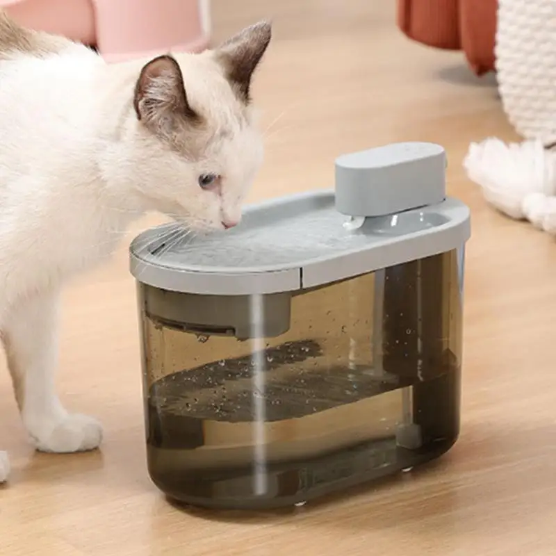 

2.2L Automatic Cat Water Fountain Filter USB Electric Mute Cat Drink Bowl Pet Drinking Dispenser Drinker for Cats Water Filter