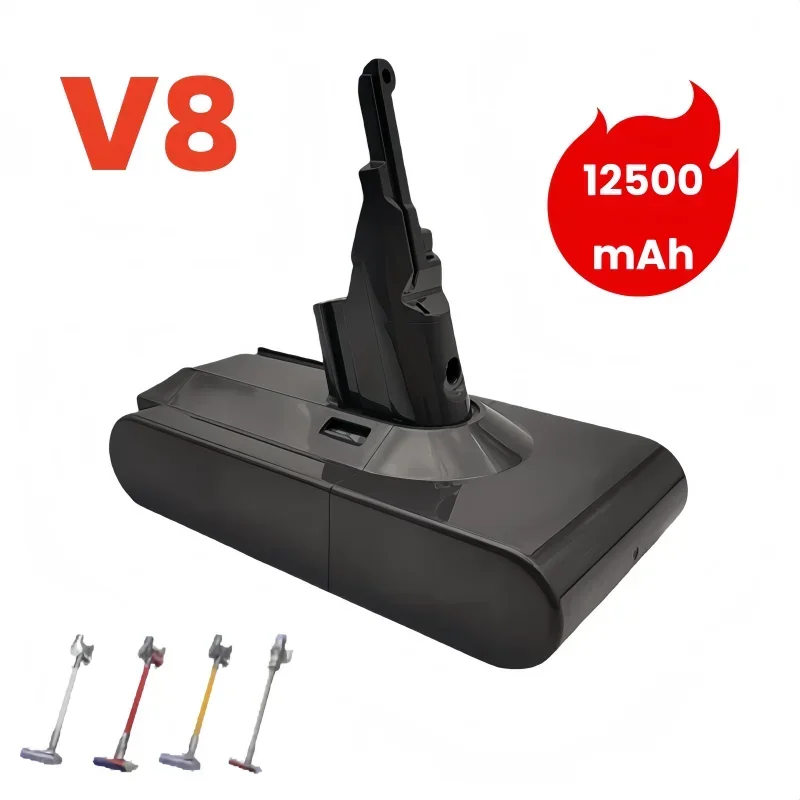 Литий-ионная аккумуляторная батарея V8 емкостью 12800 мАч используемая для замены