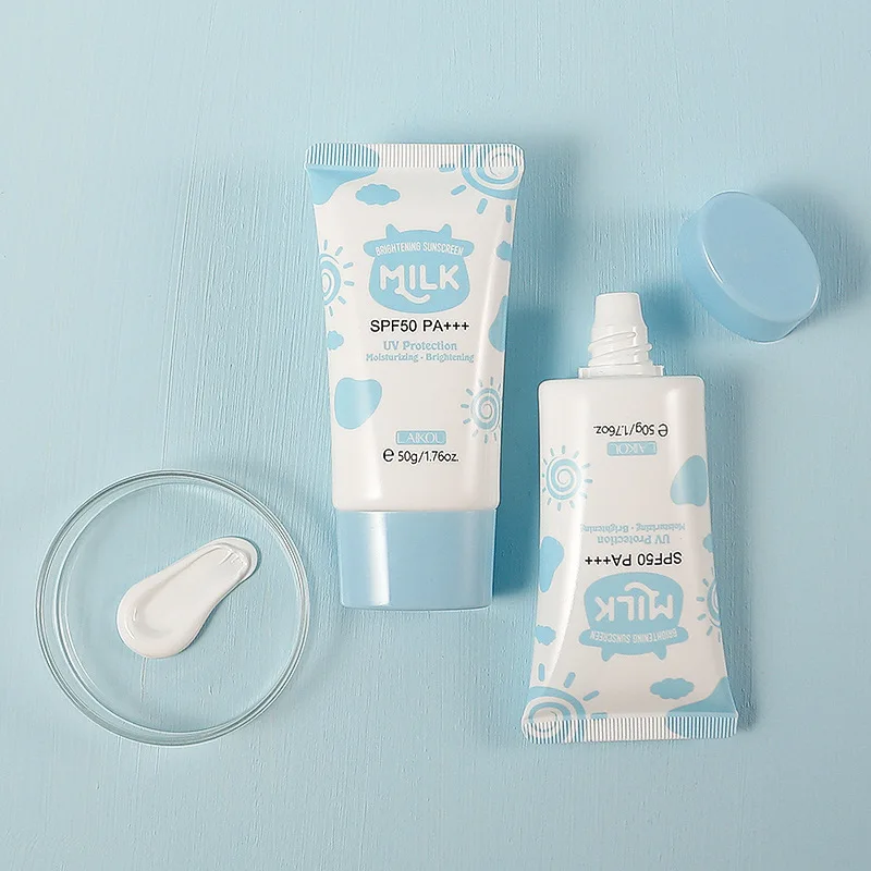 Фото LAIKOU 50 г солнцезащитный крем для кожи солнцезащитный крем для лица SPF50 + молочный солнцезащитный крем для лица и тела солнцезащитный крем для увлажнения солнцезащитный крем №1