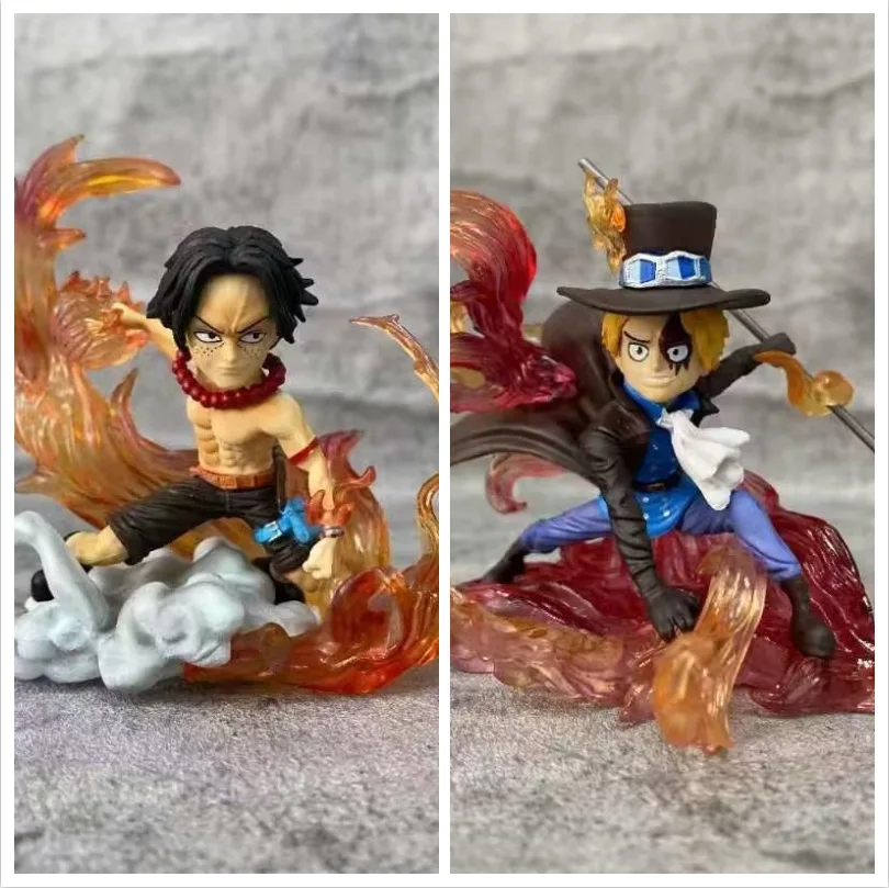 

One Piece Scene Little Saab Scene Little Ace Fighting Q Edition Anime Handmade Anime Model Toys Collection Gift Ornaments