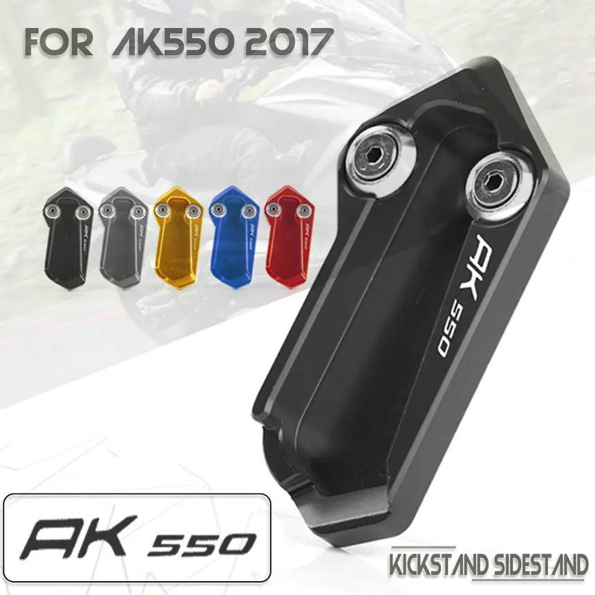 

Motorcycle Accessories Kickstand Sidestand Stand Extension Enlarger Pad for KYMCO AK550 AK 550 2017 2019 2018 2020